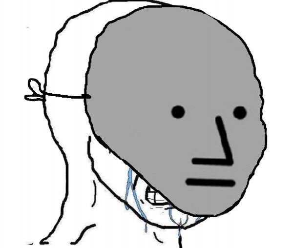 Wojak плачет маска