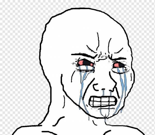 Wojak плачет маска
