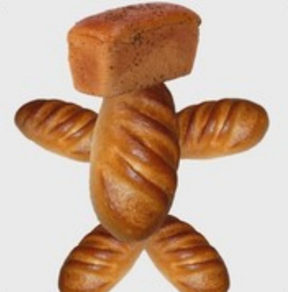 Человечек из хлеба