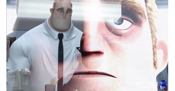 Суперсемейка Мем с отцом