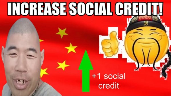 Social credit meme