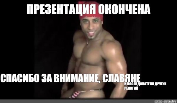 Спасибо за внимание славяне Рикардо Милос