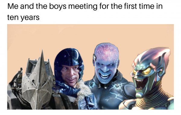 Me and the boys Мем