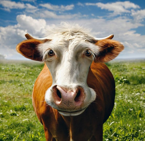 Красивая корова