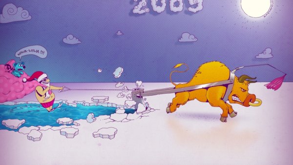 Новогодние карикатуры 2021