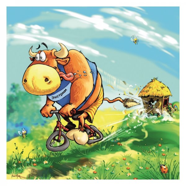 Принт бык 2021