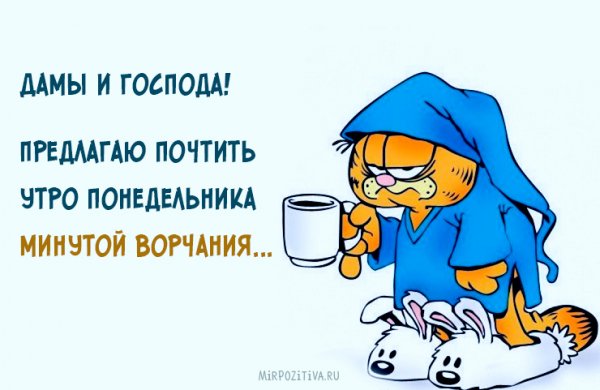 Доброе утро понедельника прикольные