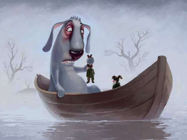 Дед Мазай и зайцы Муму