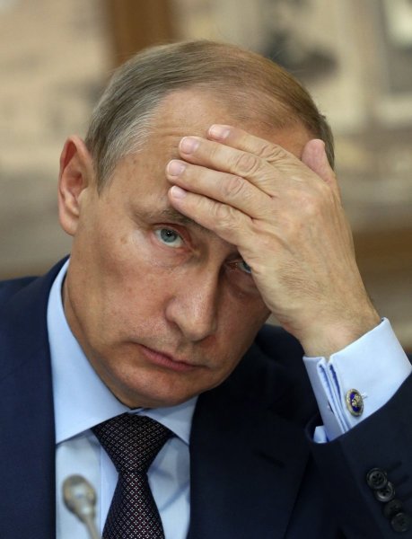 Путин веселый