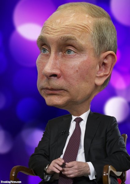 Смешное лицо Путина