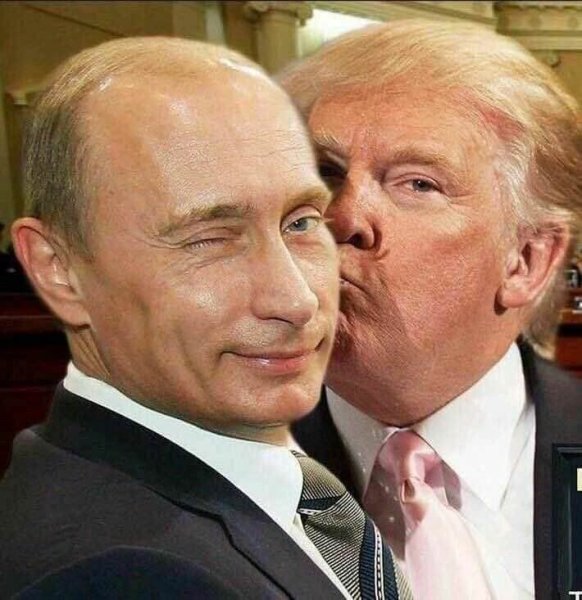 Трамп и Путин фотожабы
