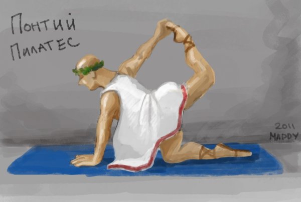 Картина смешной пилатес