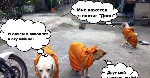 Шутка про познать дзен