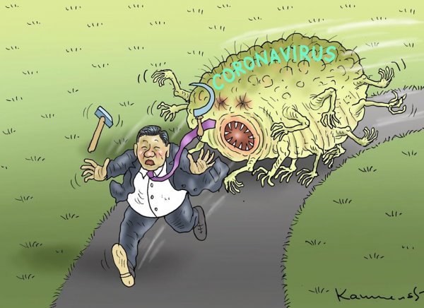 Вирус карикатура