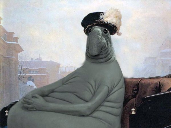 Homunculus Loxodontus голландской художницы Маргрит Ван Бреворт