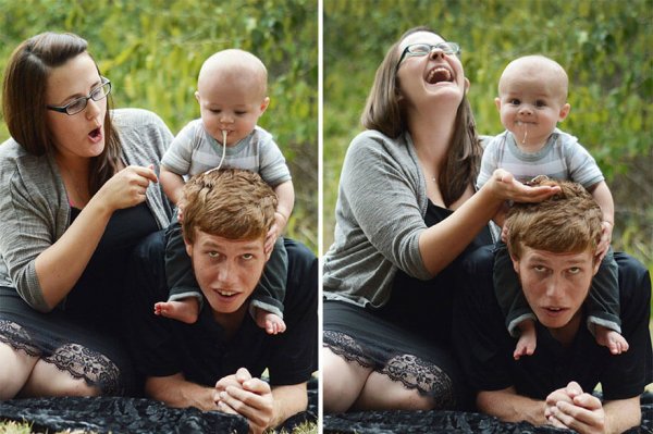 Прикольные фотосессии семьи
