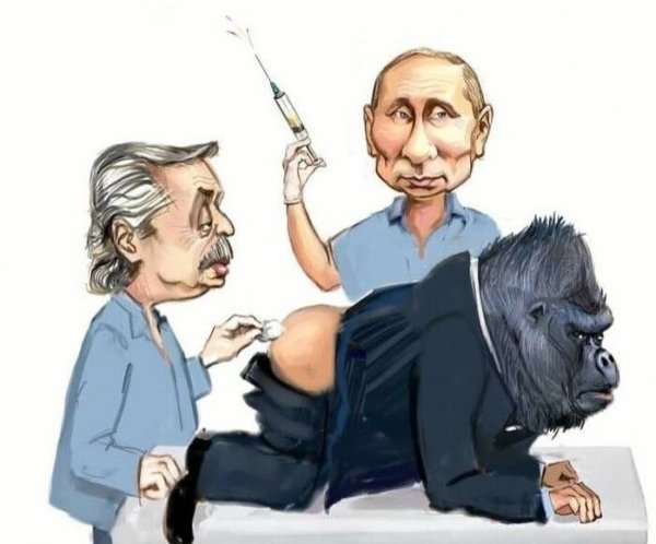 Вакцинация карикатура