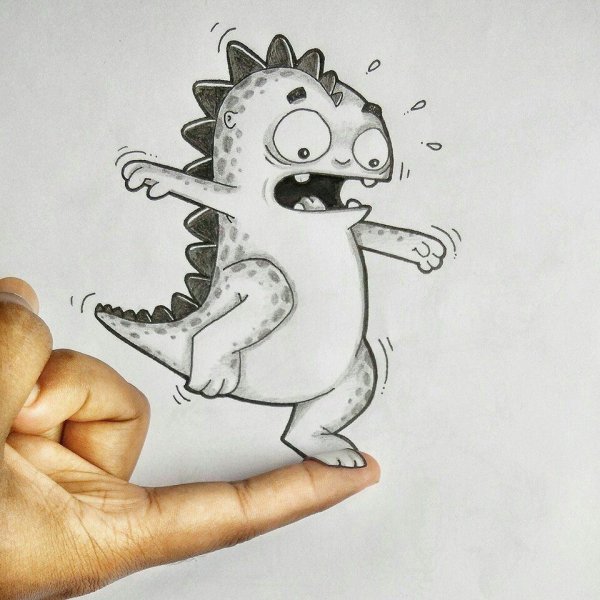 Прикольные рисунки легкие