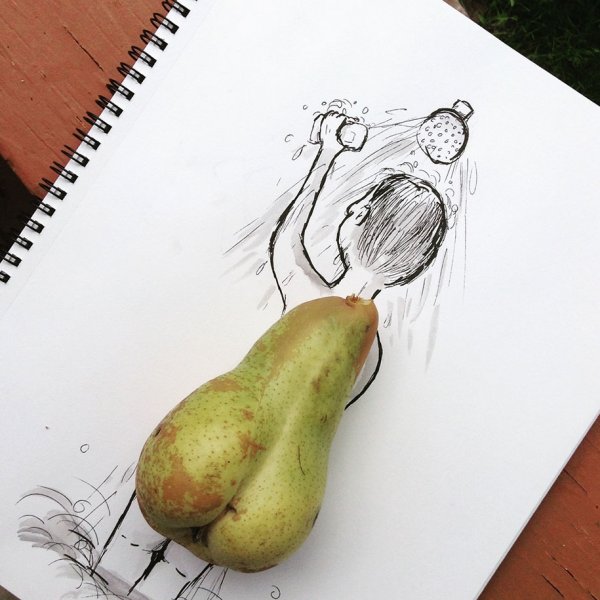 Прикольные необычные рисунки