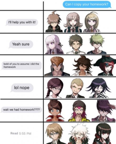 Danganronpa мемы