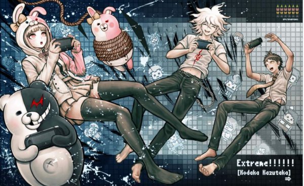 Danganronpa Чиаки и хаджиме и Нагито