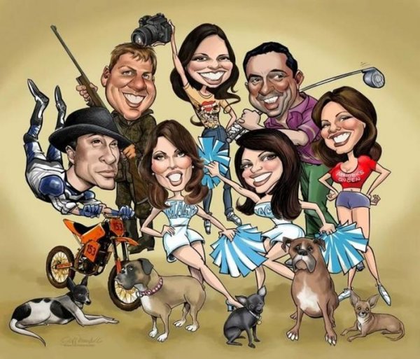 Коллектив карикатура