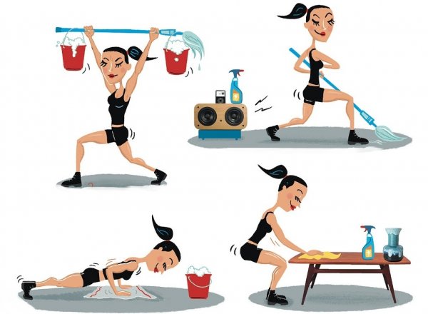 Фитнес уборка