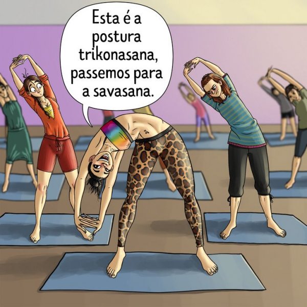 Смешные мемы про йогу