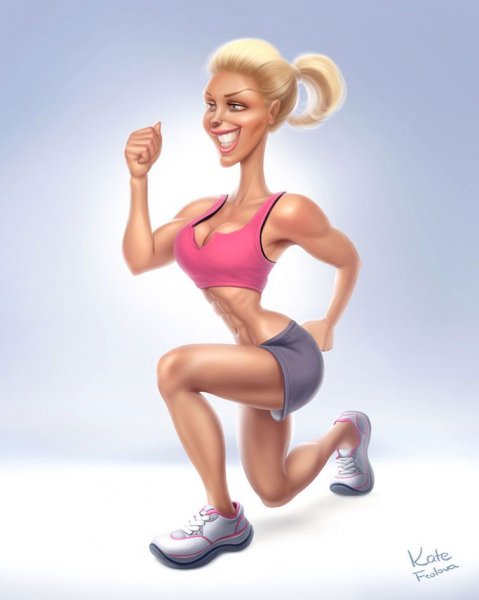 Смешные мультяшные блондинки