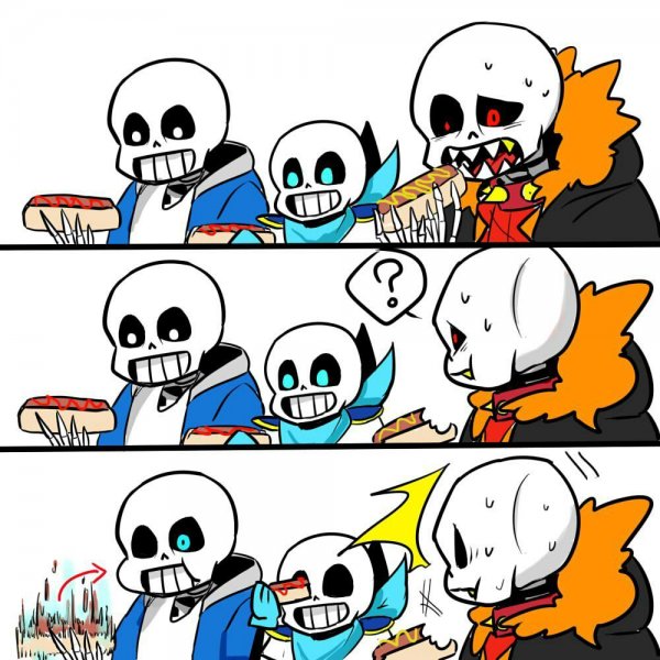 Undertale Санс комиксы