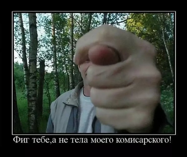 Кукиш рисунок