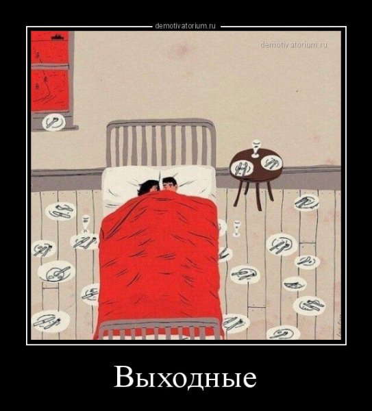 Демотиваторы про выходные дни