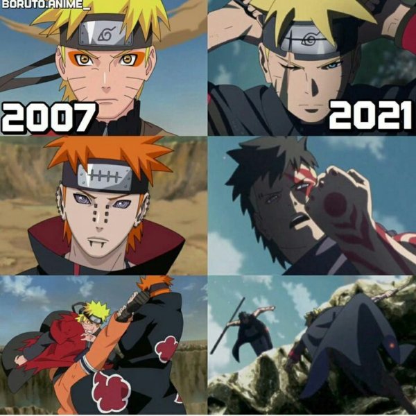 Наруто в Наруто и в Боруто мемы