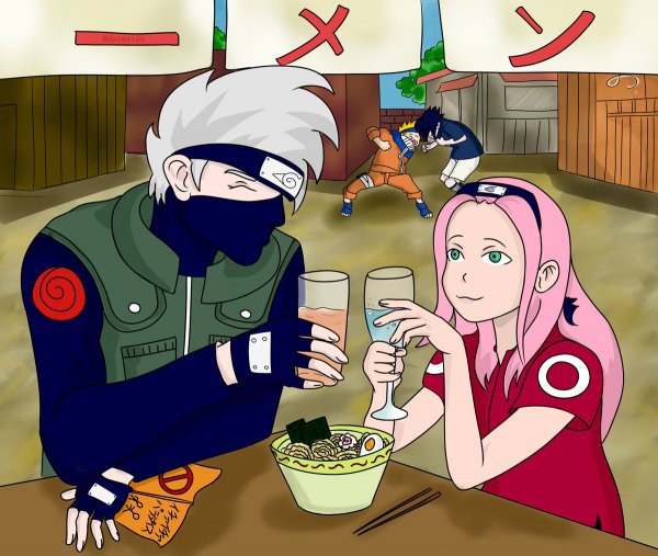 Наруто Какаши и Сакура