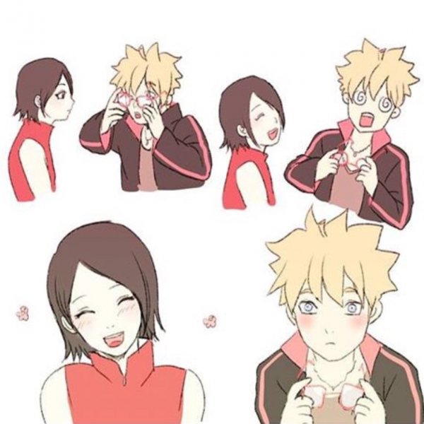 Боруто фанфики Наруто и Сарада