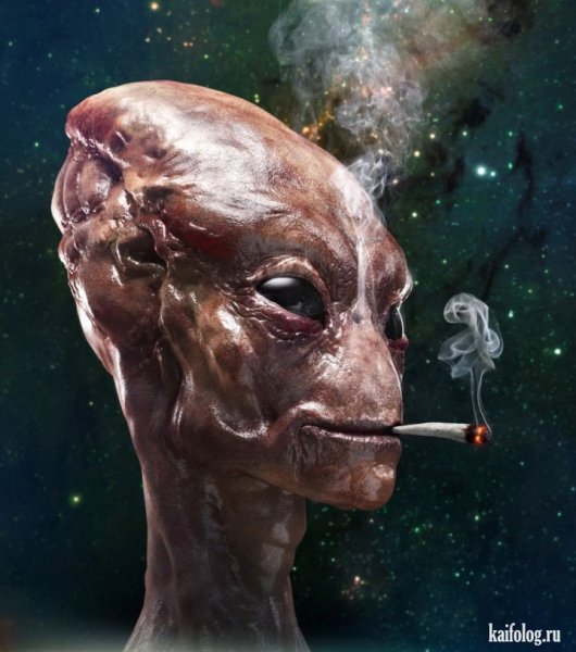 Инопланетянин арт смешной