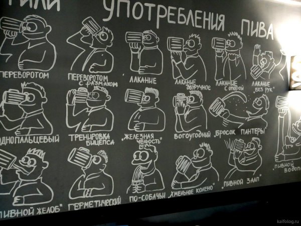 Стили употребления пива