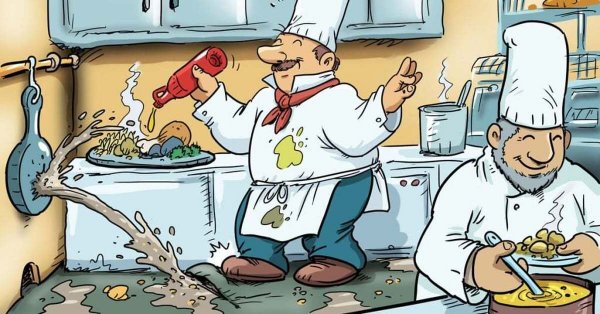 Карикатуры на поваров