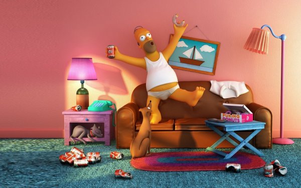 Симпсоны 3д