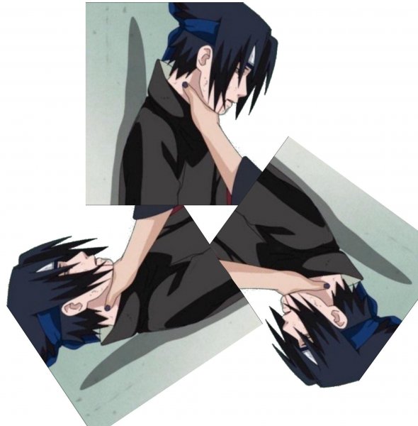 Итачи душит Саске