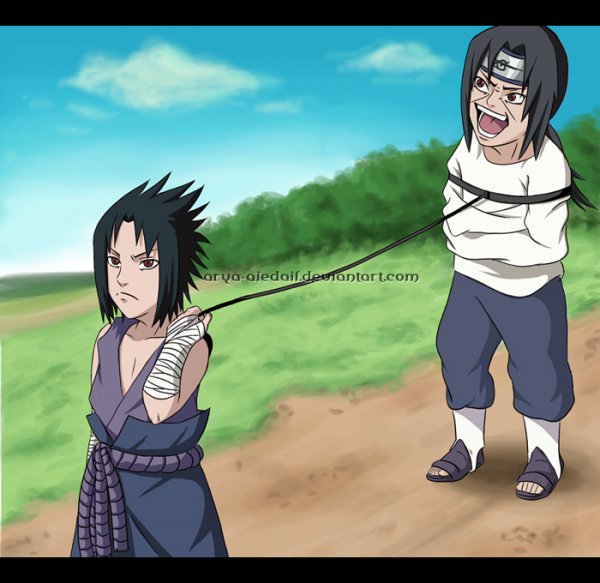 Итачи и Саске Мем