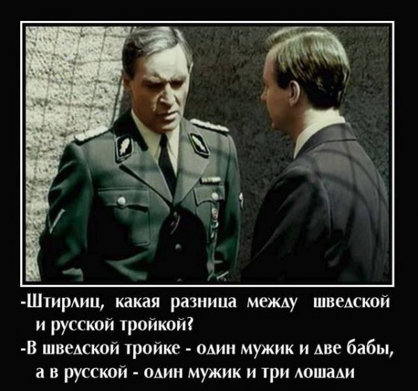 Приколы про Штирлица и Мюллера короткие
