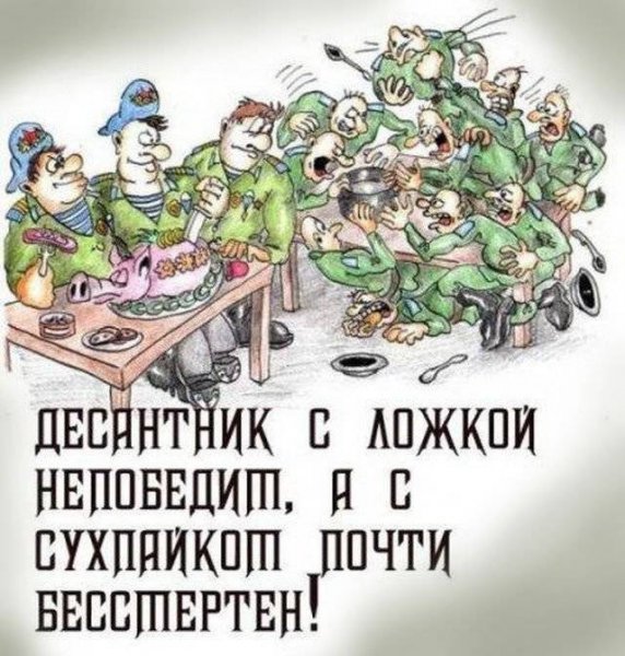 Десантник карикатура