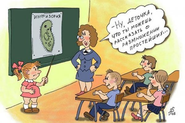 Карикатуры на школьников