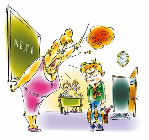 Прикольные рисунки на школьную тему