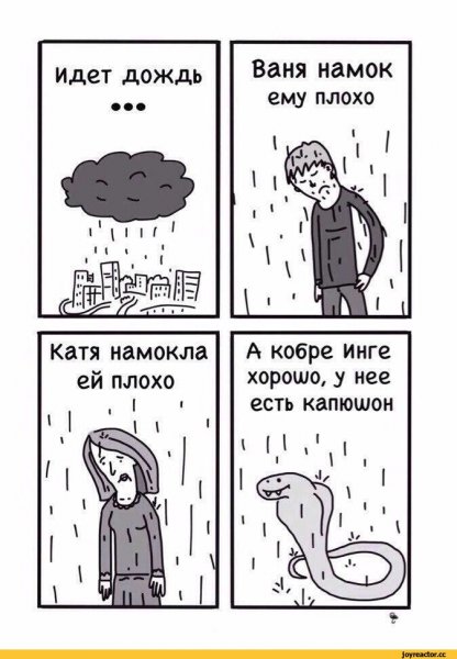 Приколы про дождь