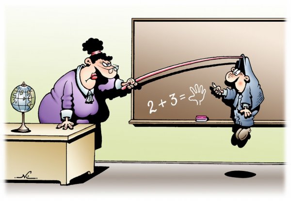 Карикатуры про учеников