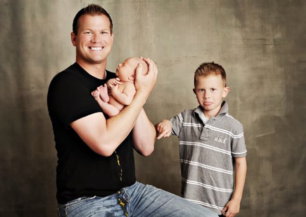 Смешные семейные фотосессии