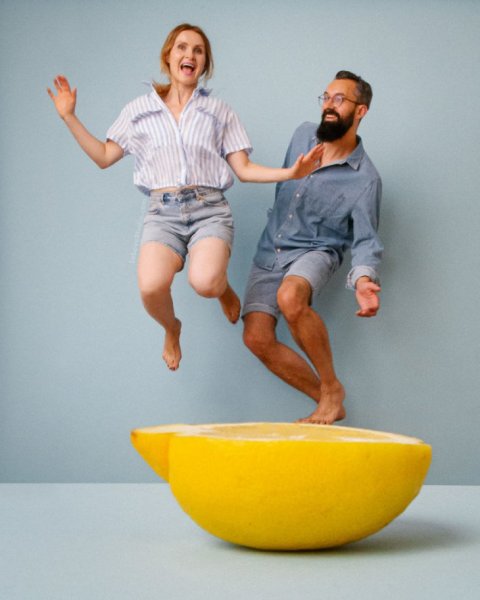 Креативная семейная фотосессия