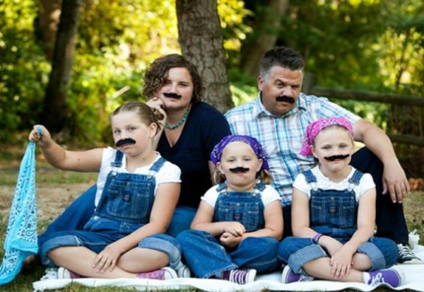 Забавные семейные фотосессии